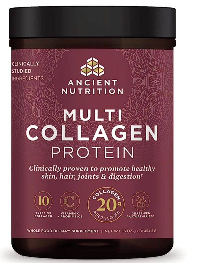 Tub of ancient nutrition collagen powder 